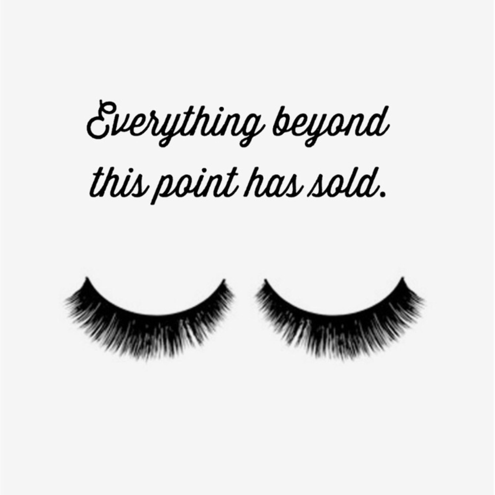 All items below are sold.